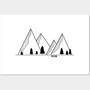 Mountain Range Posters and Art